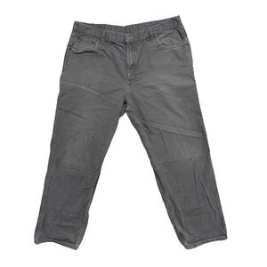 Vintage Carhartt Thrashed Carpenter Canvas Pants 42x32 (40x30) Baggy Grunge Mens